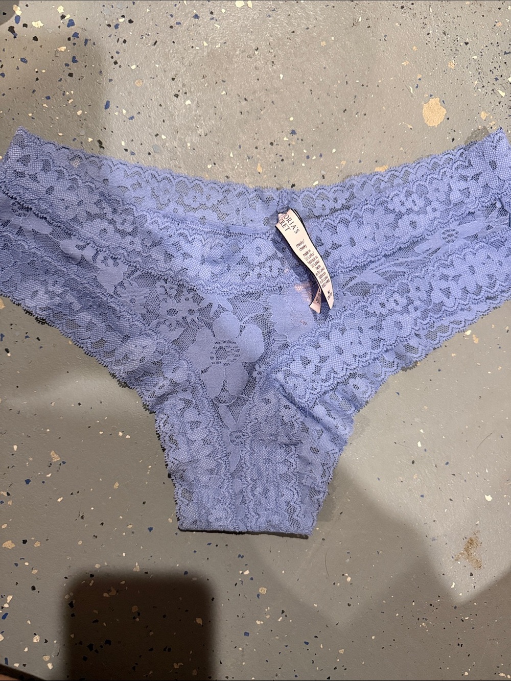 Victoria’s Secret blue lace cheeky panty